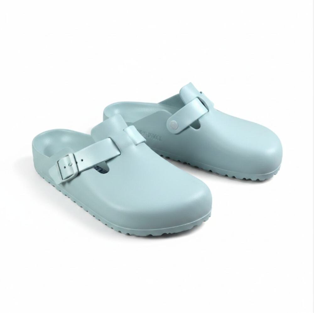 BIRKENSTOCK Boston EVA Clog W10/M8 Surf Gren Everyday Coastal Resort Casual NWOT